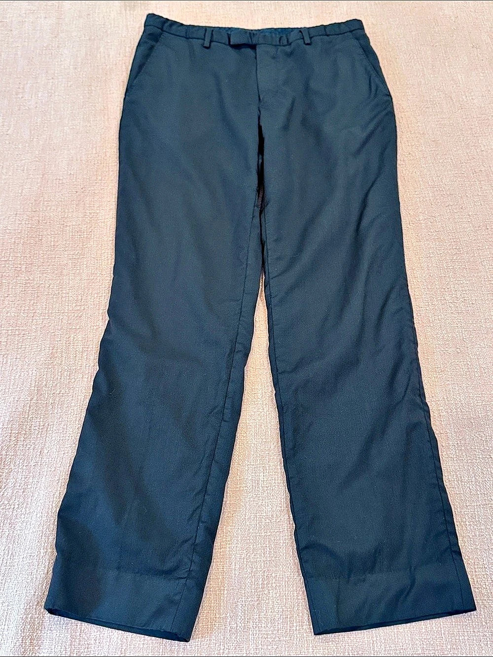 Hugo Boss teen W30L29 wool Dress Pants Black